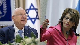 דליה איציק ורובי ריבלין, צילום: מרים אלסטר ויונתן סינדל פלאש90